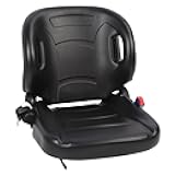 YWBL-WH Adjustable Backrest Forklift Seat, Ergonomic PVC Leather with, Universal Fit for Various Machinery, Optimal Driving Position 70 to 110 Degrees