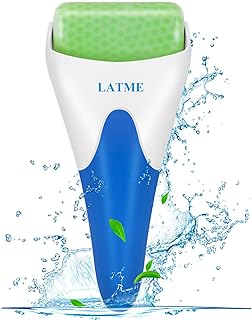 LATME Ice Roller for Face & Eye Mothers Day Gifts Idea Puffiness,Migraine,Pain Relief and Minor Injury,Skin Care Products (Green Roller)