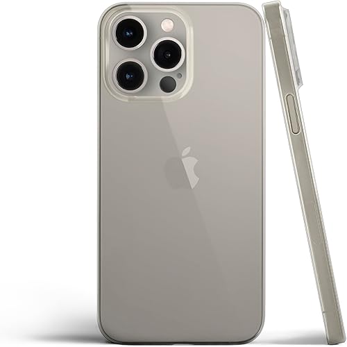 totallee Funda delgada para iPhone 15 Pro, la cubierta más delgada y minimalista para Apple iPhone 15 Pro (2023) (transparente)