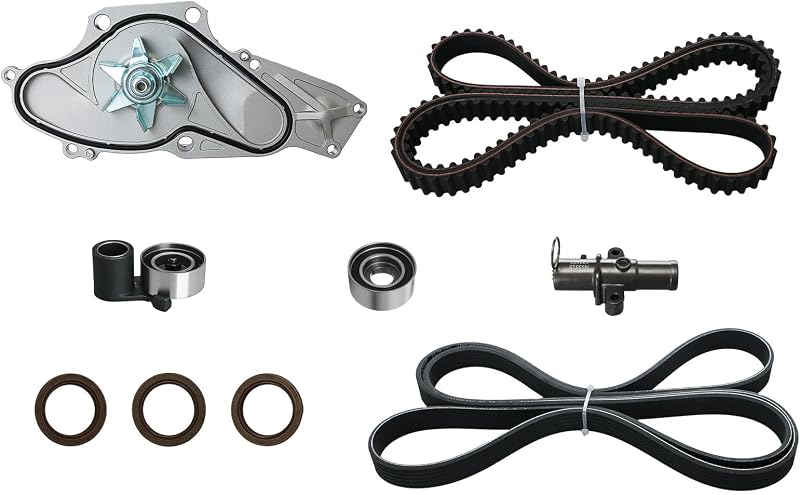Kit de correia dentada com bomba d’água Betthand para Honda, Acura e Saturn V6 SOHC – Conjunto