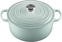 Vista 16 de Le Creuset Horno holandés redondo de hierro fundido esmaltado, 4.5 cuartos de galón, Marsella