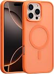 RALEAVO for iPhone 16 Case Strong Magnetic Case [Compatible with Magsafe] Slim Shockproof Protective Phone Cover for iPhone 16 Phone Case with Translucent Hard Back,Pink