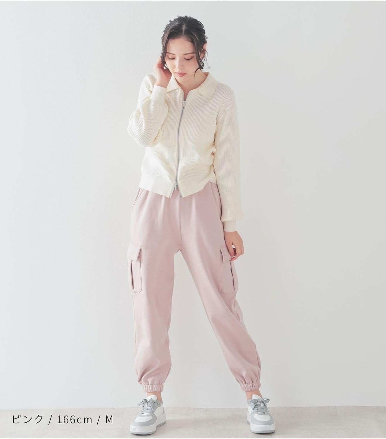 ボトムス パンツ ハニぽか あったか カーゴパンツ 裏シャギー 裏毛 ストレッチ レディース Honeys ハニーズ あったかカーゴパンツ 6850740895