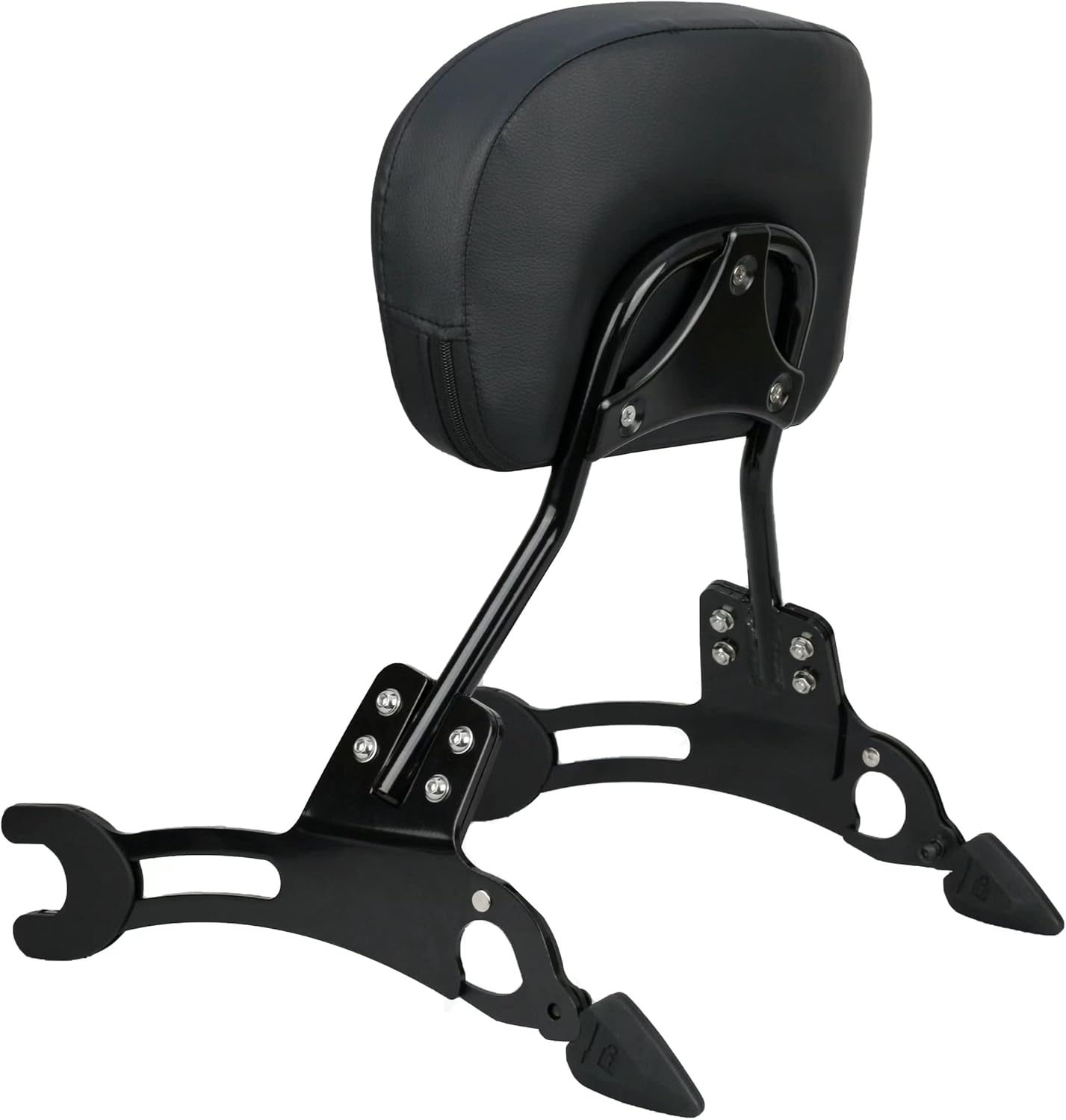 YHMOTO New Short Passenger Sissybar Detachable Backrest Rear Pad for Indian Challenger Chieftain Indian Pursuit Springfield Roadmaster Vintage 2014-2025 (Black)