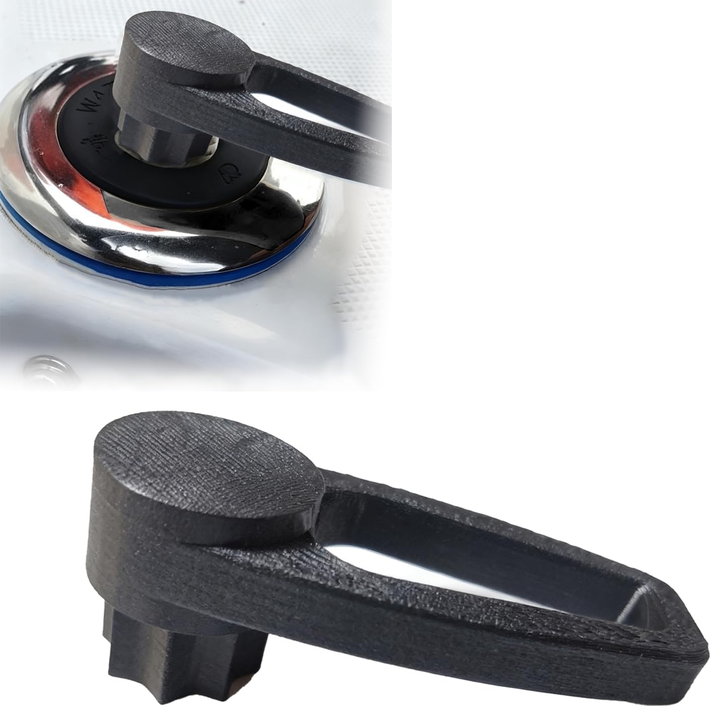 Deck Star Key for Jeanneau/Beneteau Boats – Ergonomic Floating Boat Fuel/Water/Waste Cap Tool | Easy-Grip Design