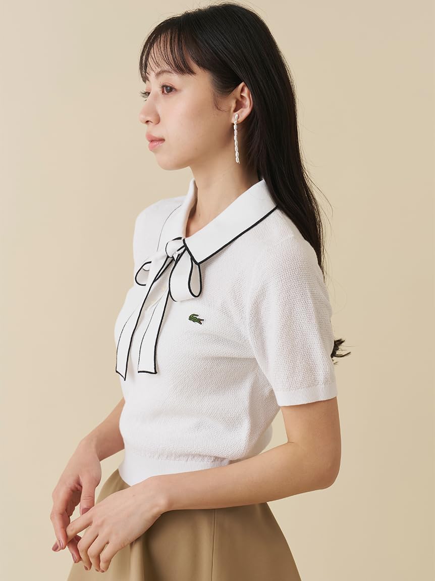 Amazon | [スナイデル] LACOSTE/ボウタイポロニットプルオーバー