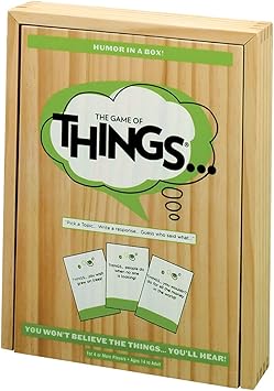 Game of THINGS... Hilarious Party Game You Wont Believe the THINGS... You Hear Ages 14+