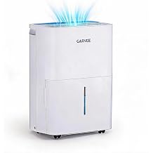 22 Pint Dehumidifier for Home, Up to 3000 Sq Ft, Compact Moisture Remover