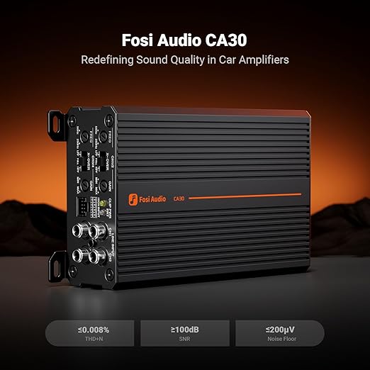 Amplificador de Audio para Auto Fosi Audio CA30 4 Canales Clase D 100W x 4 miniatura 2