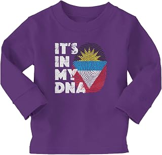 It's in My DNA Antigua & Barbuda Finger Infant/Toddler Cotton Jersey T-Shirt