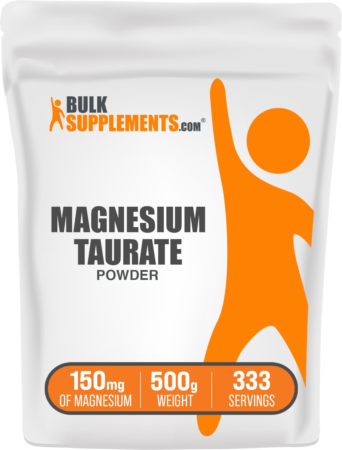 BulkSupplements.com Magnesium Taurate Powder - Magnesium and Mineral Supplement, Heart and Nerve Health Support - Gluten Free, 150mg of Magnesium per Serving, 250g (8.8 oz) (Pack of 1) — Amazon image 7
