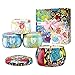 Large Size Scented Candles Gifts Sets for Women-Gardenia, Lavender, Jasmine and Vanilla, Natural Soy Wax Travel Tin Fragrance Gift for Valentine's Day Birthday Mother's Day Bath Yoga Aromatherapy