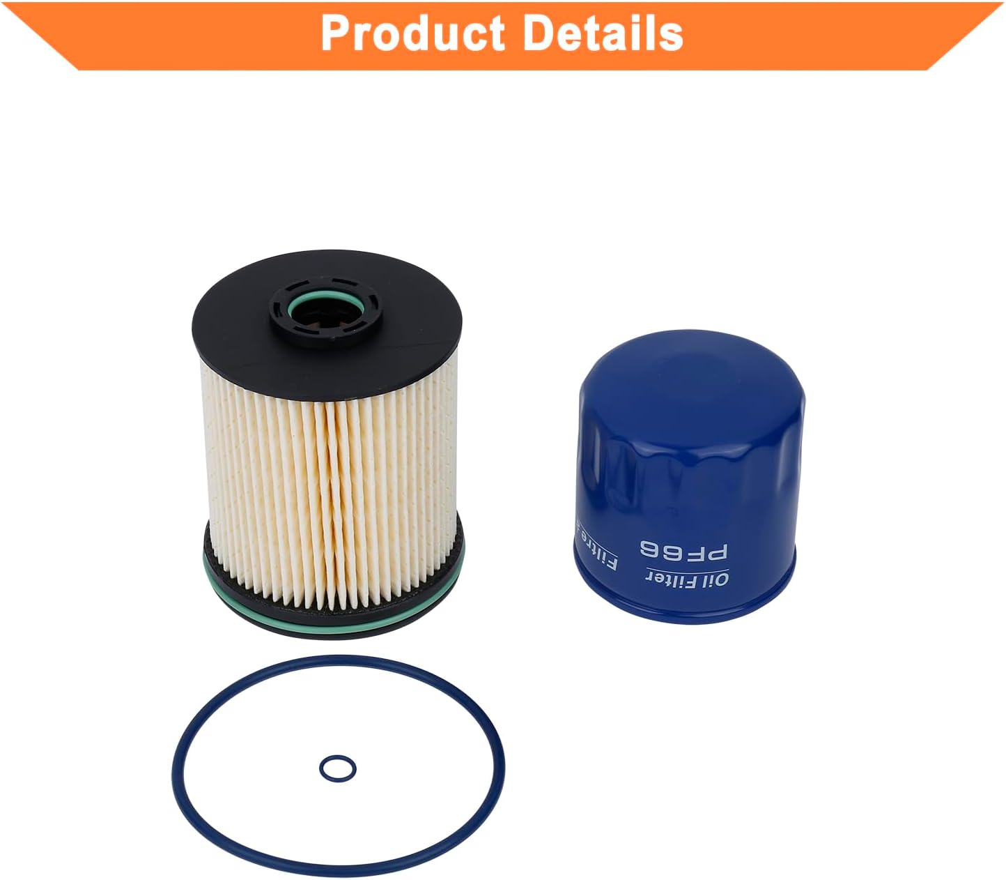 Oil Fuel Filter Engine Cabin Air Filters Kit(4 PCS).Replaces Part # PF66 TP1015 A3244C 13508023.Compatible with 20-23 Chevy Silverado 1500, Suburban, Tahoe.GMC Sierra, Yukon XL 3.0L Diesel