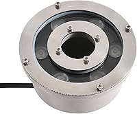 Vista 8 de Luz de fuente LED Luz subacuática Estanque Luces Blanco Cálido DC12V IP68 Impermeable Sumergible Luz para Estanque de Fuente de Jardín
