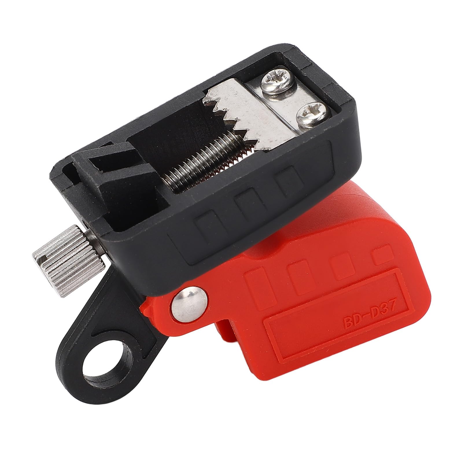 Circuit Breaker Lockout Device with Toothed Design, Stainless Steel Screws, Made of Impact Resistant, for Industrial Power Isolation Areas, Compatible with Various Handle Shapes