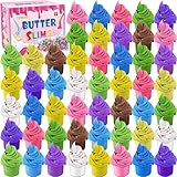 50 Pack Butter Slime Kit for Kids, Slime Toys for Boys & Girls, Scented DIY Slime Toy for Party Favor, Soft and Non-Sticky, Birthday Easter Gifts Prize for Girl Boys Kids 6 7 8 9 10 11 12
