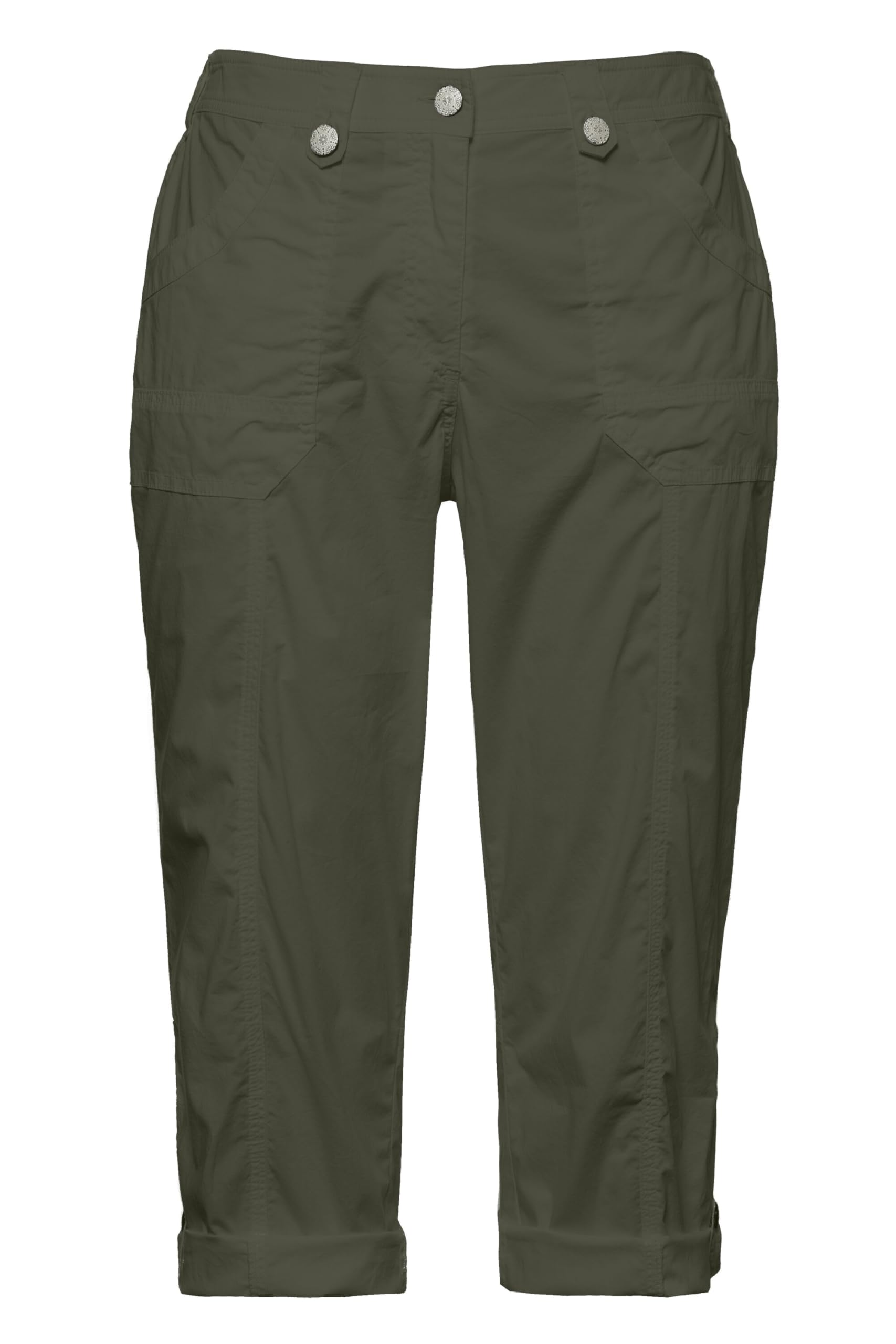 Ulla Popken - Hose, 7/8, Große Größen, Pantaloni Donna