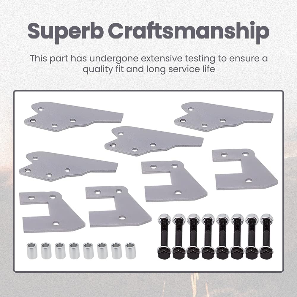 Contents of the maXpeedingrods 3-inch UTV Lift Kit
