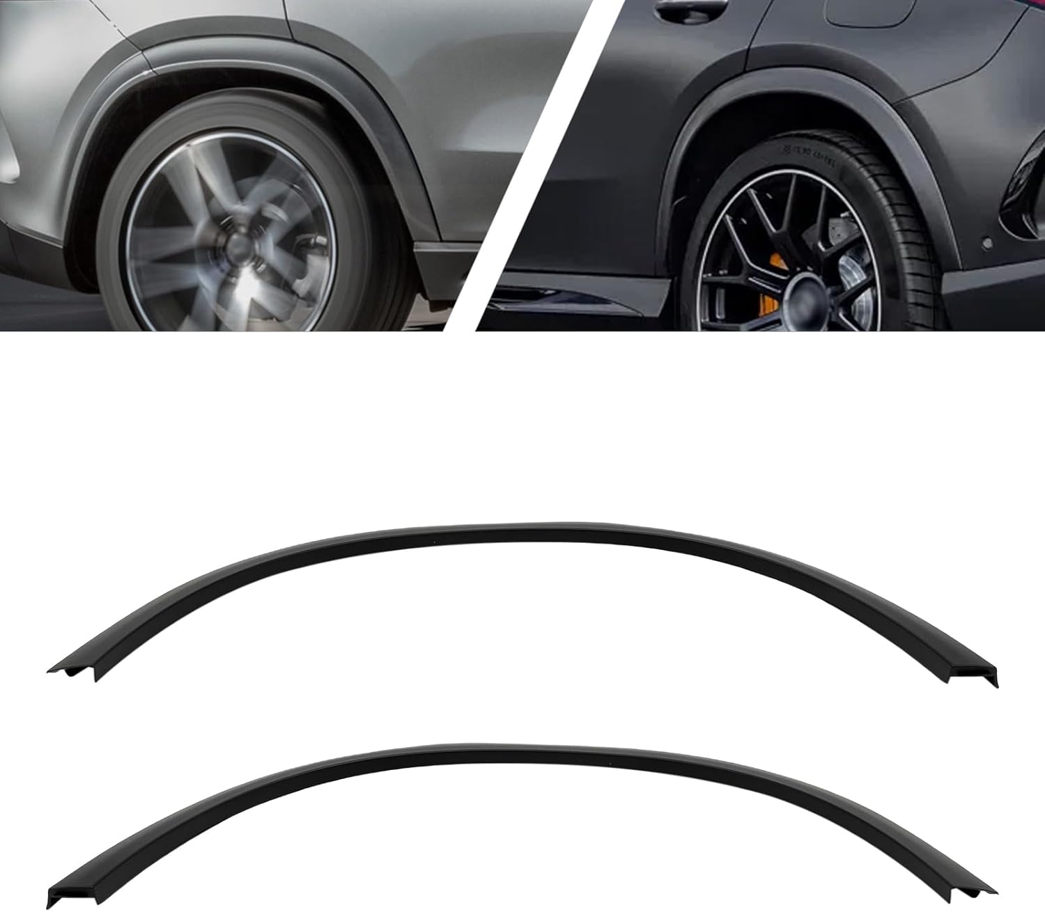 Rear Fender Trim Set Compatible with Mercedes Benz GLC300 4Matic Base 2016 2017 2018 2019 2020 2021 2022 Set of 2 Rear Left & Right Fender Trims 2Pcs Rear Fender Trims 2538850822 2538850722