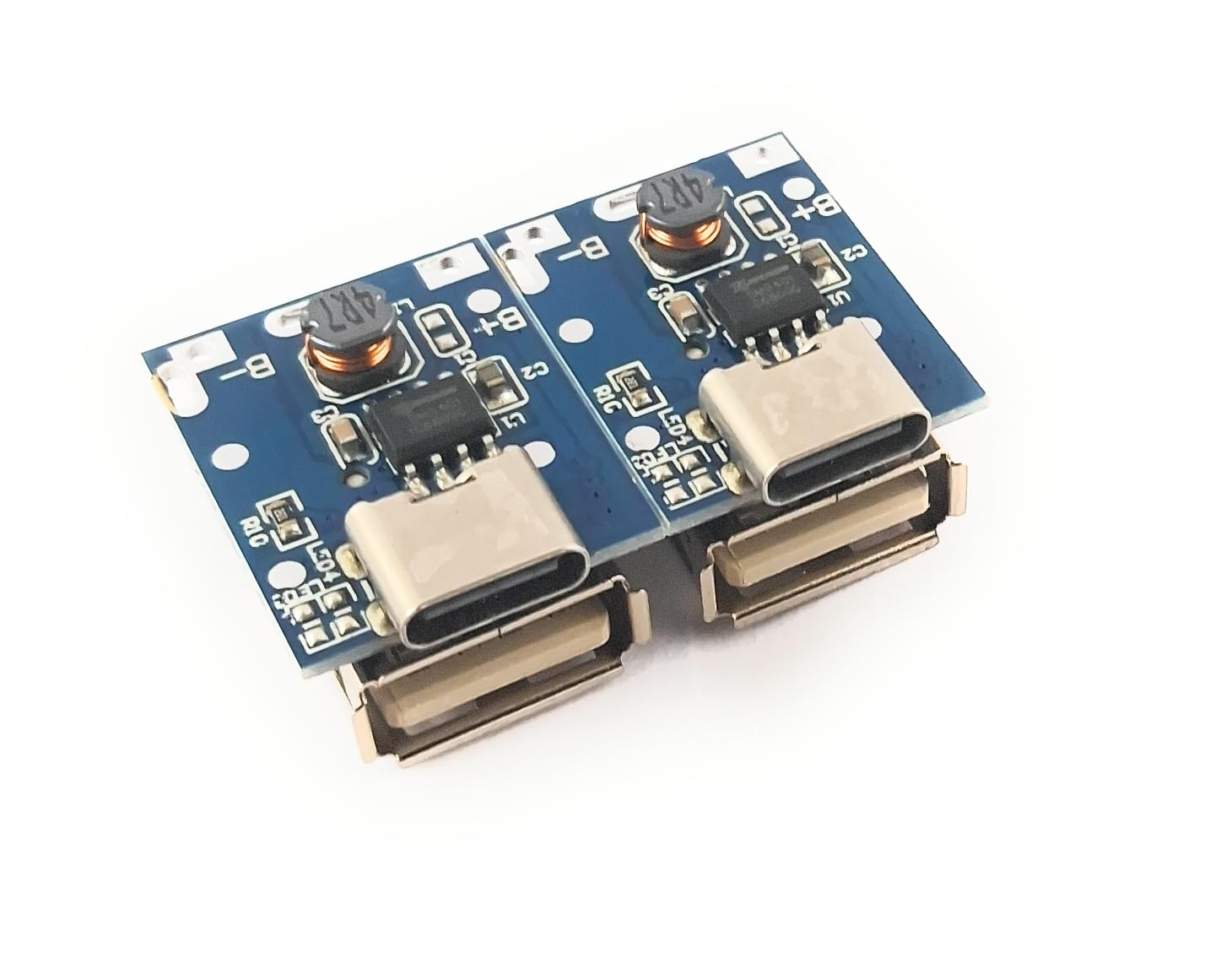 SME 2 pics 5V Power Bank Charger Circuit Module with Type C and USB 2.0 Connector-image-37
