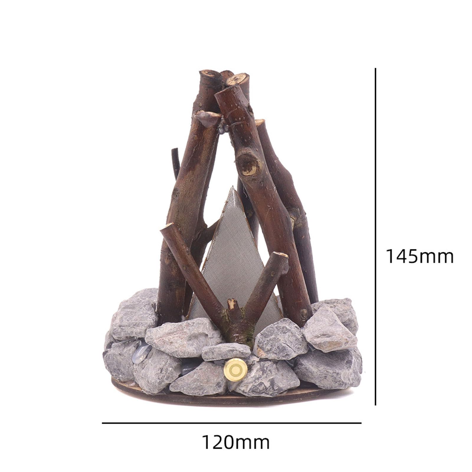 Lampada a fiamma artificiale dimmerabile con 3 modalità e suono della fiamma, alimentata tramite USB, decorazione da tavolo per rilassarsi in camera da letto o in ufficio