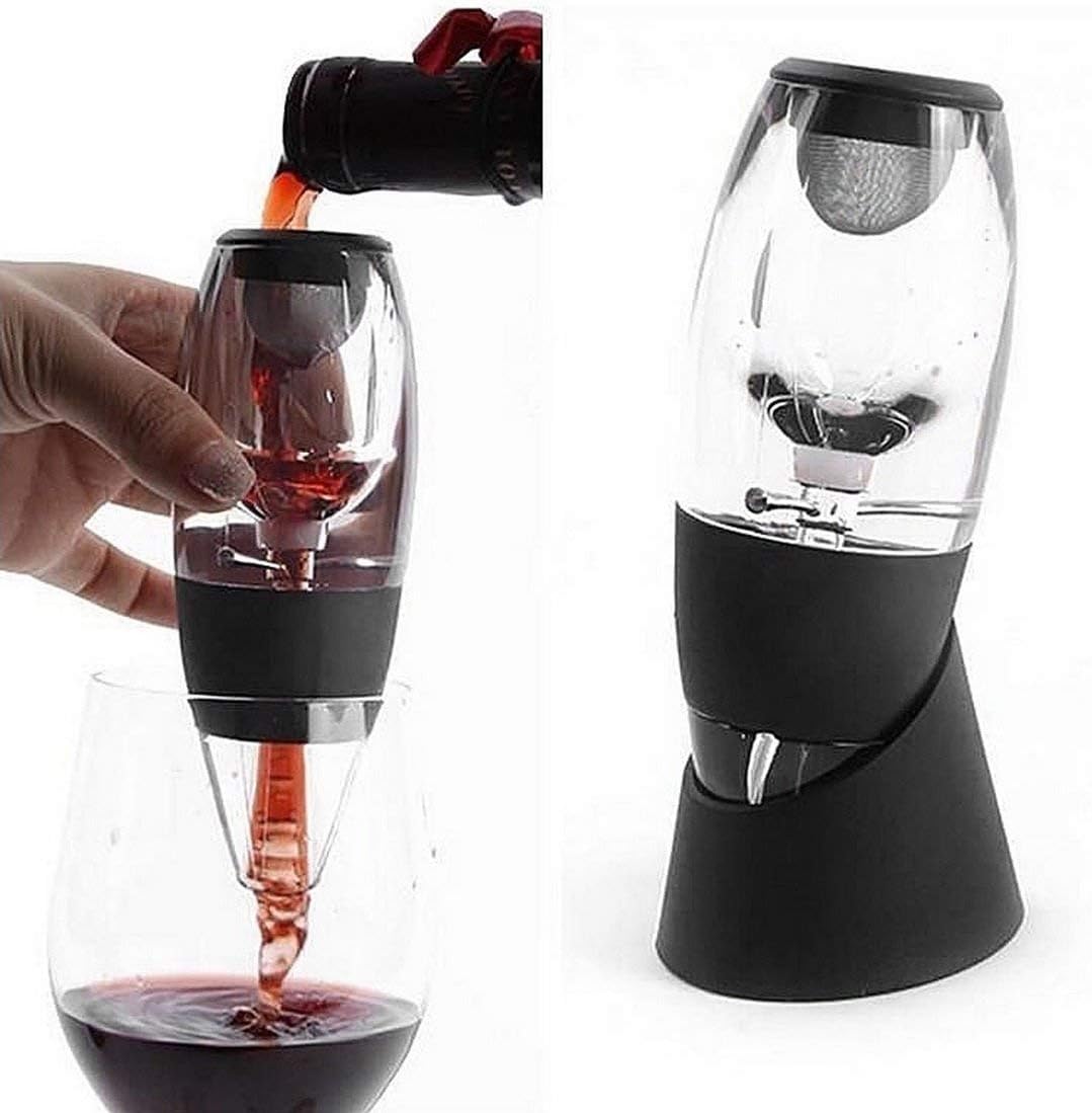 aeratore per vino con stand