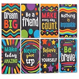 Sproutbrite Classroom Decorations – Motivational Posters for Teachers – inspirational Bulletin Board and Wall Decor for Pre School, Elementary and Middle School