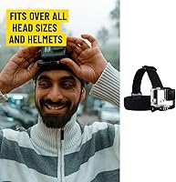Vista 4 de Soporte de correa para la cabeza para todas las cámaras GoPro Hero + un paño de microfibra eCostConnection