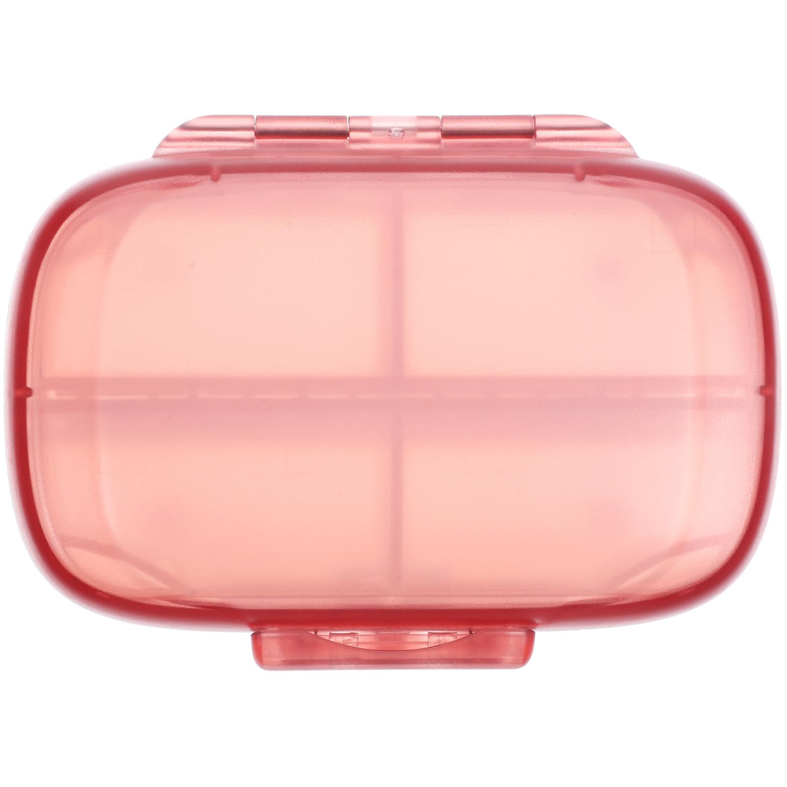 JVNALwnkv Storage Bins，Plastic Bins ，Weekly 7-Compartment Portable Pill Organizer, Small Sealed Medicine Box with Lid, Travel Vitamin