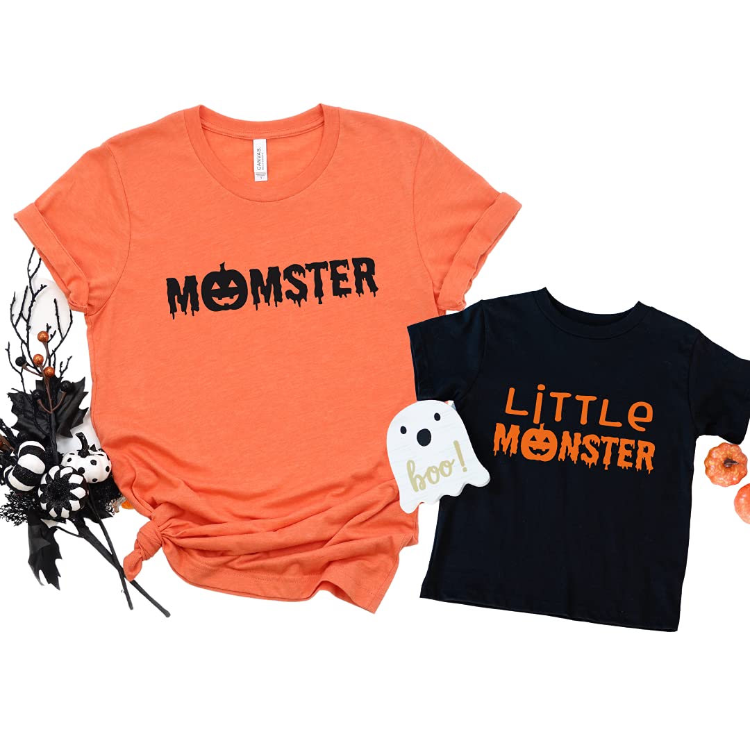 Little Monster Momster Shirt for Women, Mommy and Me