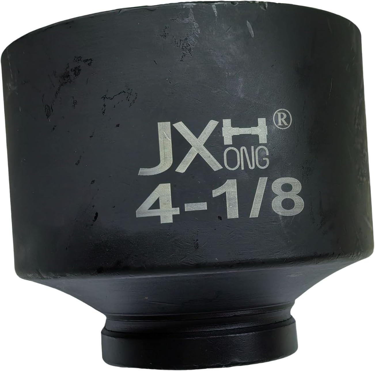 1-inch drive, 4-1/8-inch jumbo impact socket, 6-Point, Heat Treated Cr-V Alloy Steel