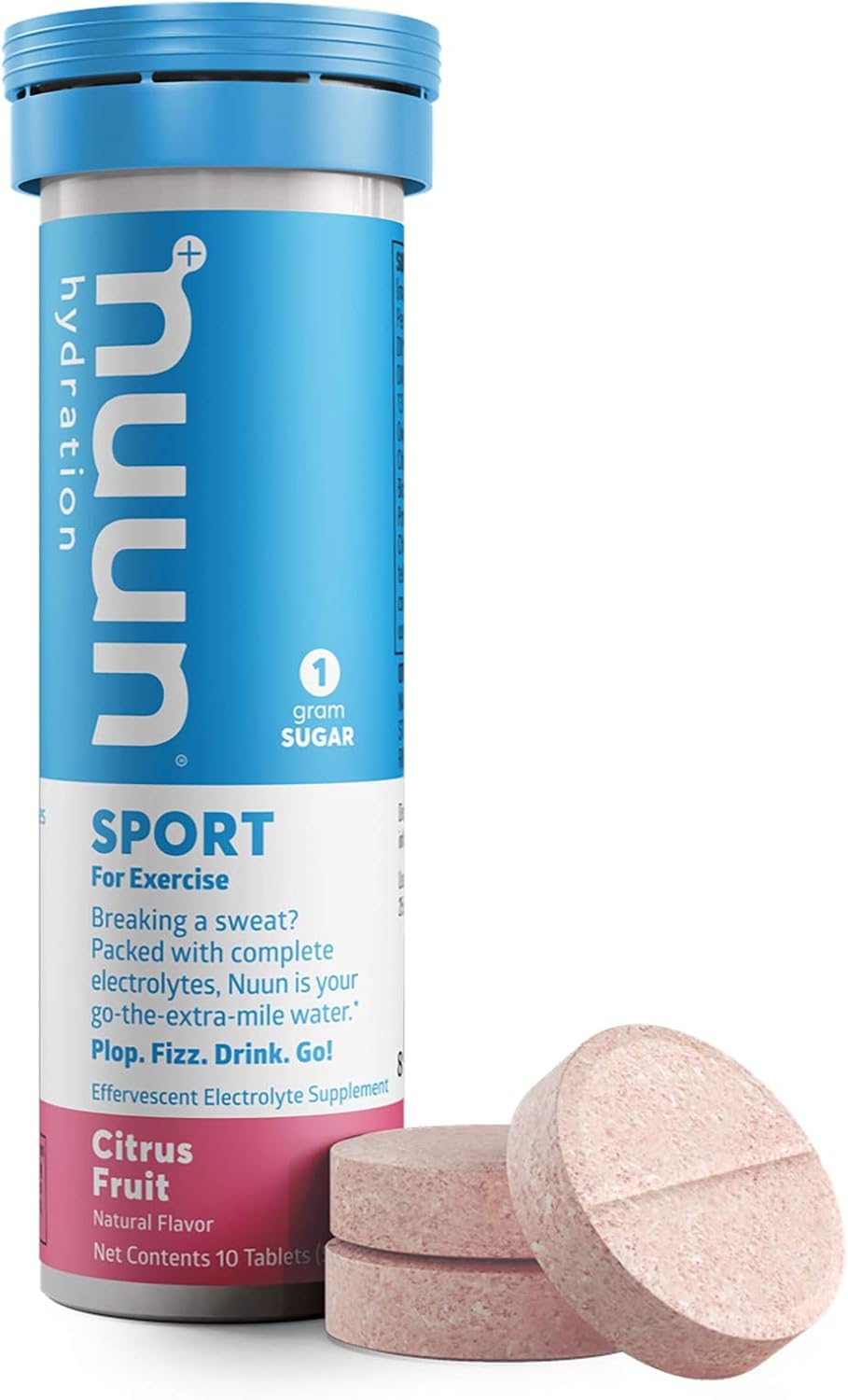 Nuun Active Citrus Fruit Electrolyte Enhanced Drink Tablets (2-Pack of 10)