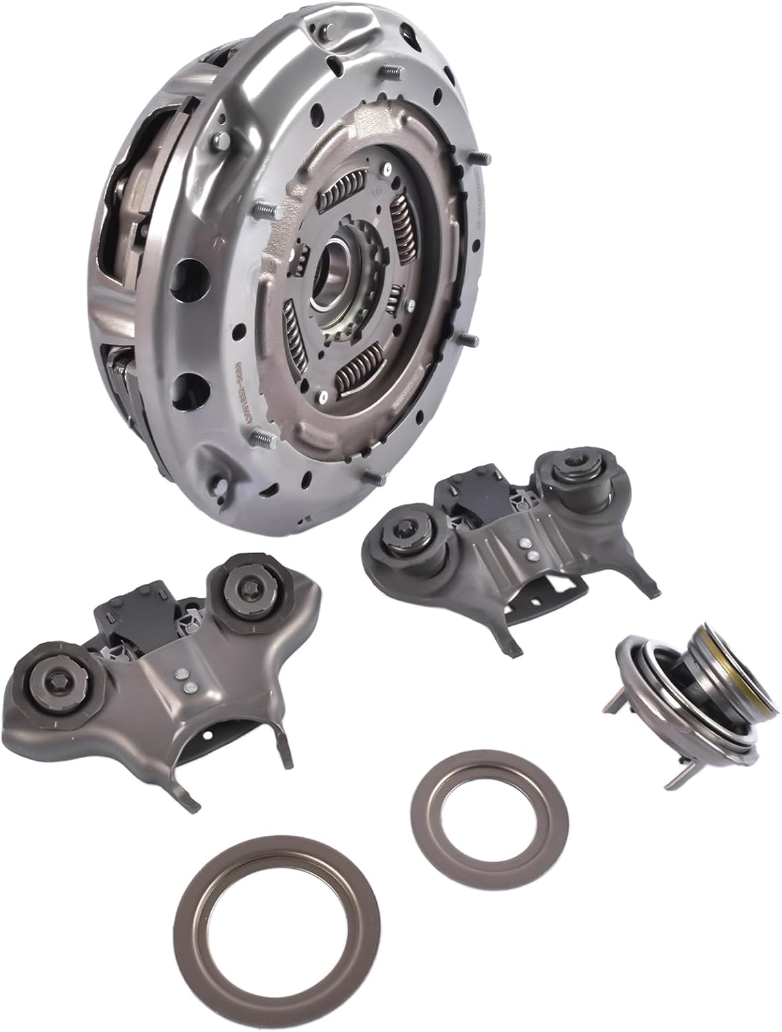 6DCT250 DPS6 Transmission Dual Clutch Fork Kit with Release Lever Replacement for Ford Focus 2012-2011, Fiesta 2011-2019, B-MAX 2012+, EcoSport 2013+ # CA6Z-7515-J CA6Z-7515-K FA6Z-7B546-A