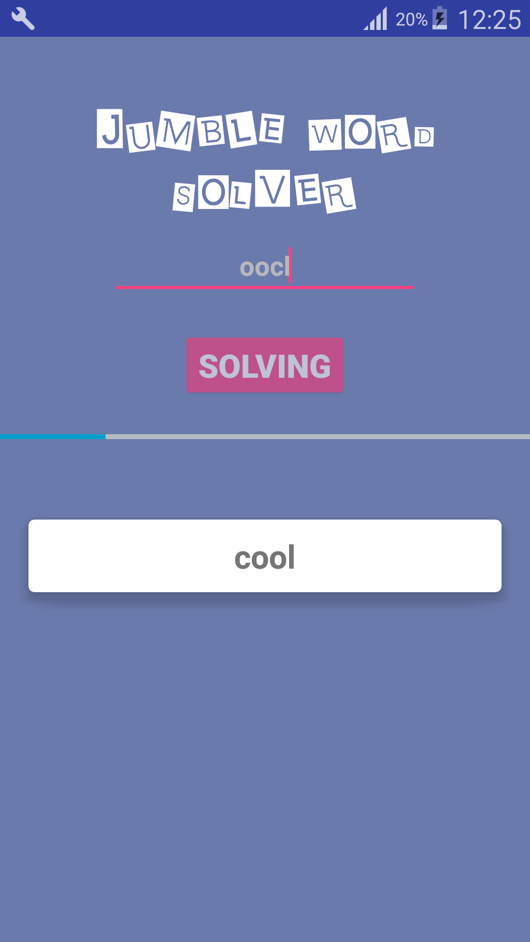 Jumble Word Solver App on Amazon Appstore