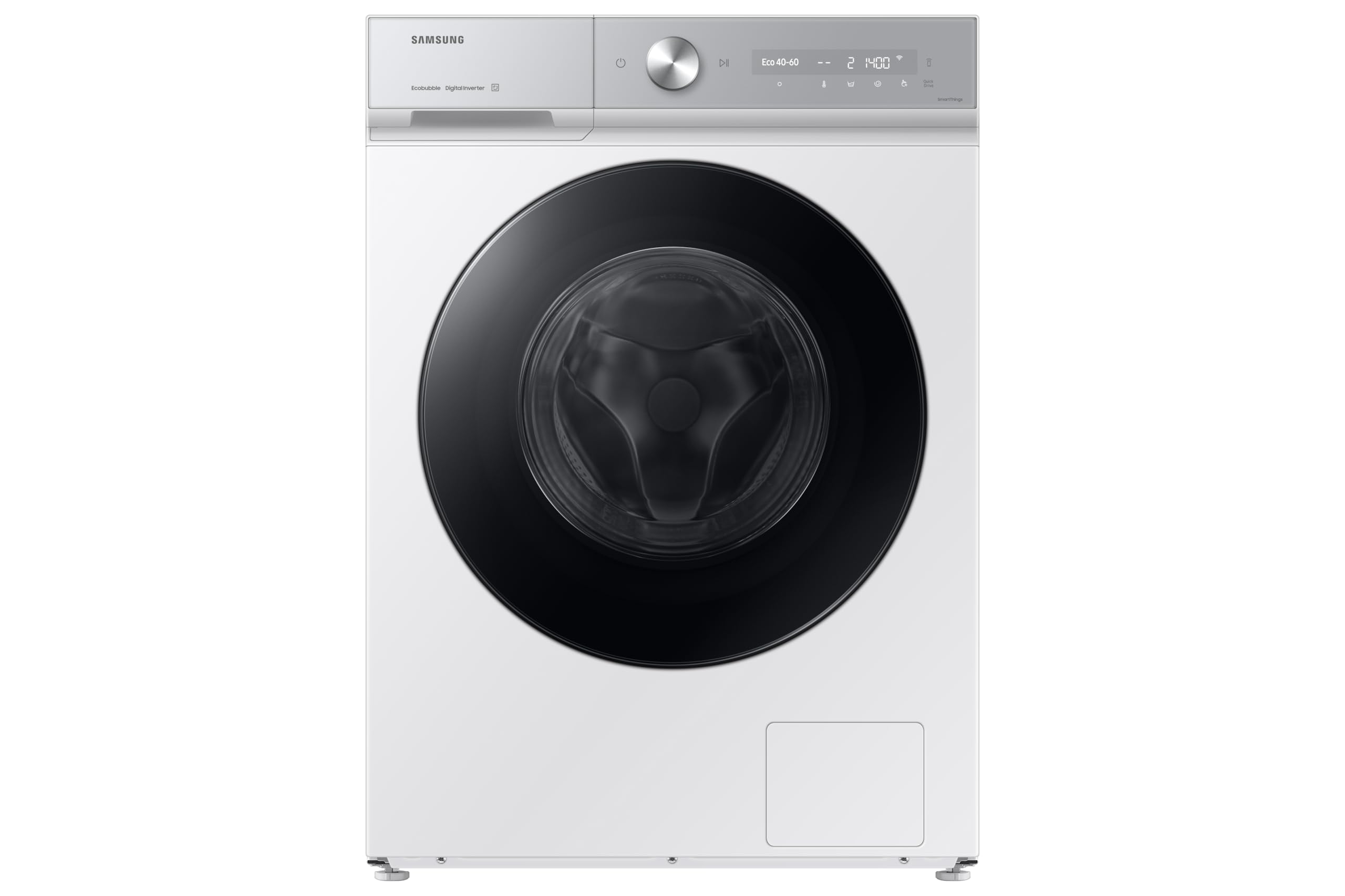SAMSUNG WW90DB8U95GHU3-​9KG, Clase A, Color Blanco - Con SmartThings e Inteligencia Artificial