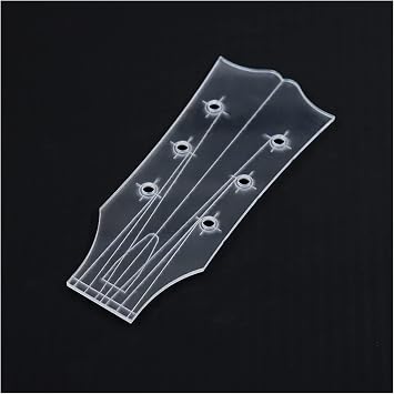 TSTS Guitar Head Template Electric Guitar Acoustic Guitar Ukulele Transparent Acrylic Guitar Tools Color 7