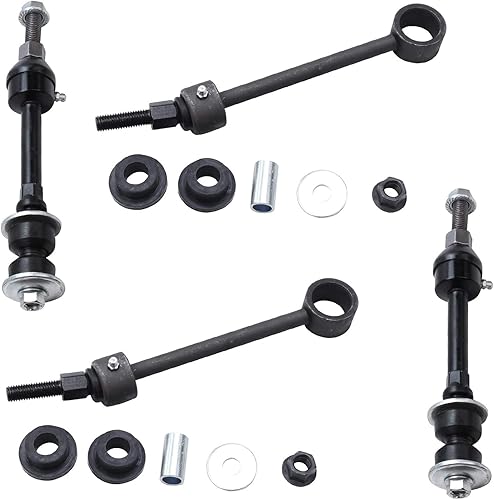 Miniatura 17 de Detroit Axle - 4 barras estabilizadoras para Acura EL Honda Civic 01-05, 4 barras estabilizadoras delanteras y traseras de repuesto 2001 2002 2003