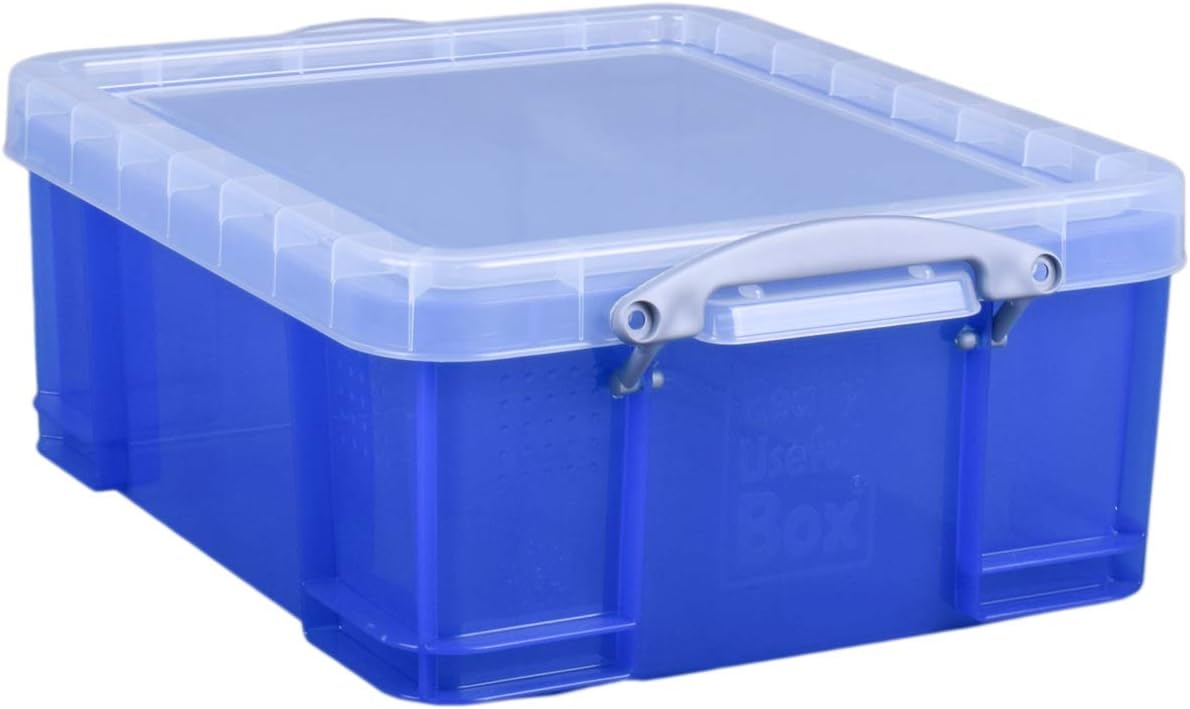 Really Useful Box 18 Litre Transparent Blue
