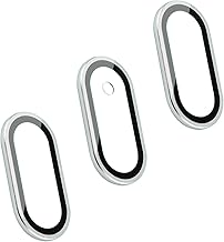 3pcs Camera Lens Protector, Lens Protector for Meta Quest 3 High Transparency Tempered Glass Anti-Scratch Camera Lens Protector (Silver)