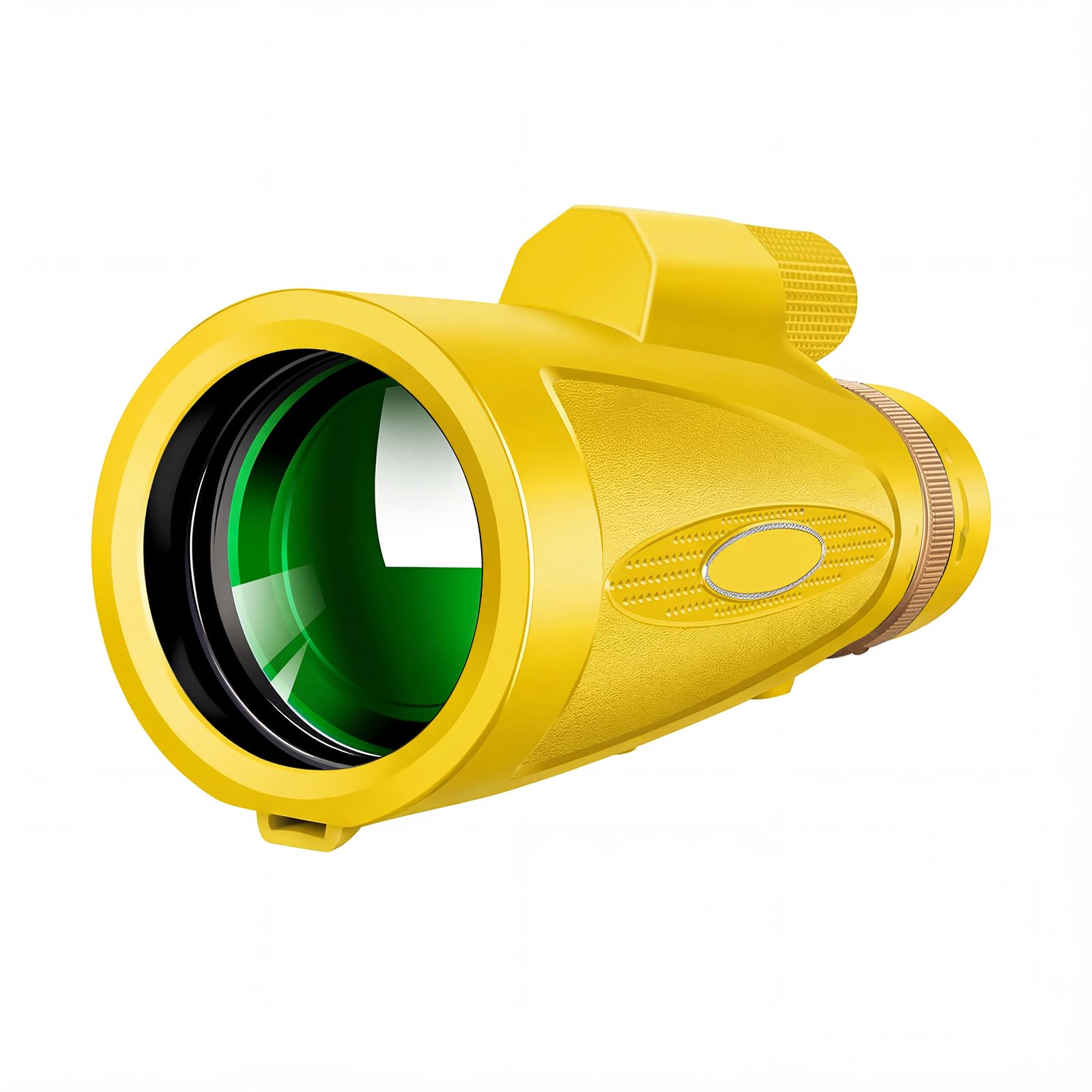 30X60 Telescopio Monoculares de Largo Alcance - Yellow | FMC y prisma BAK4 premium con Soporte para Teléfono Inteligente Trípode,Monoculares Portátil Para Observación de Aves