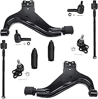 Vista 706 de Detroit Axle - Kit de suspensión frontal de 10 piezas para Dodge Avenger 2008-2014, Chrysler Sebring 2007-2010, 2 brazos de control inferiores, 2