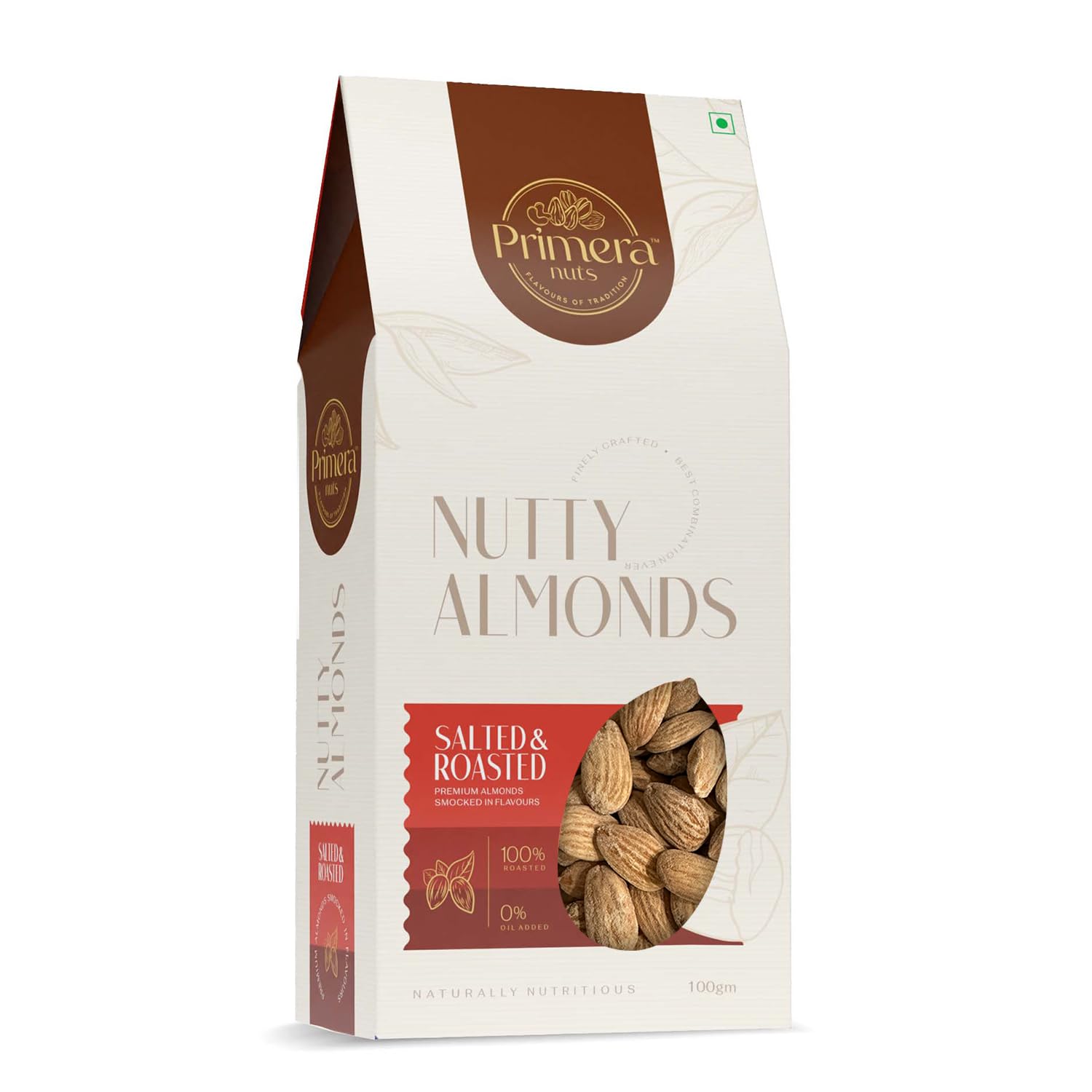 PRIMERA NUTS Premium Nutty Salted And Roasted Almonds | Flavours Naturally Nutritious Crunchy Almond | Delicious Healthy Snack Nuts (B0CX8Z1NT2) Amazon Price History, Amazon Price Tracker