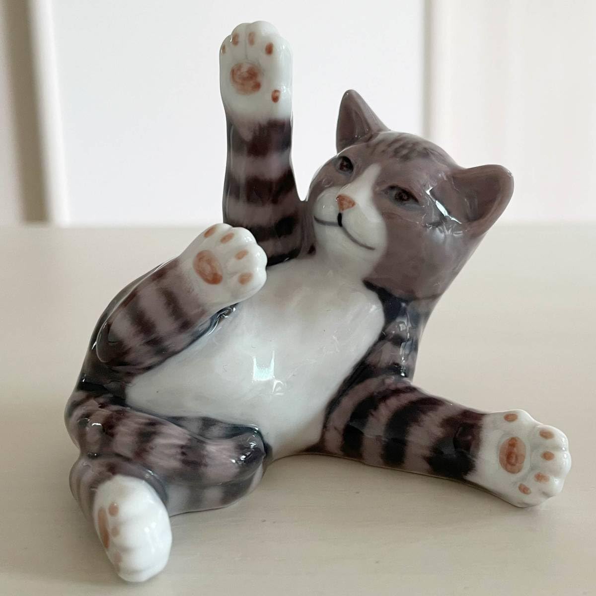 ロイヤルコペンハーゲン デンマーク製 猫 フィギュリン #302 置物