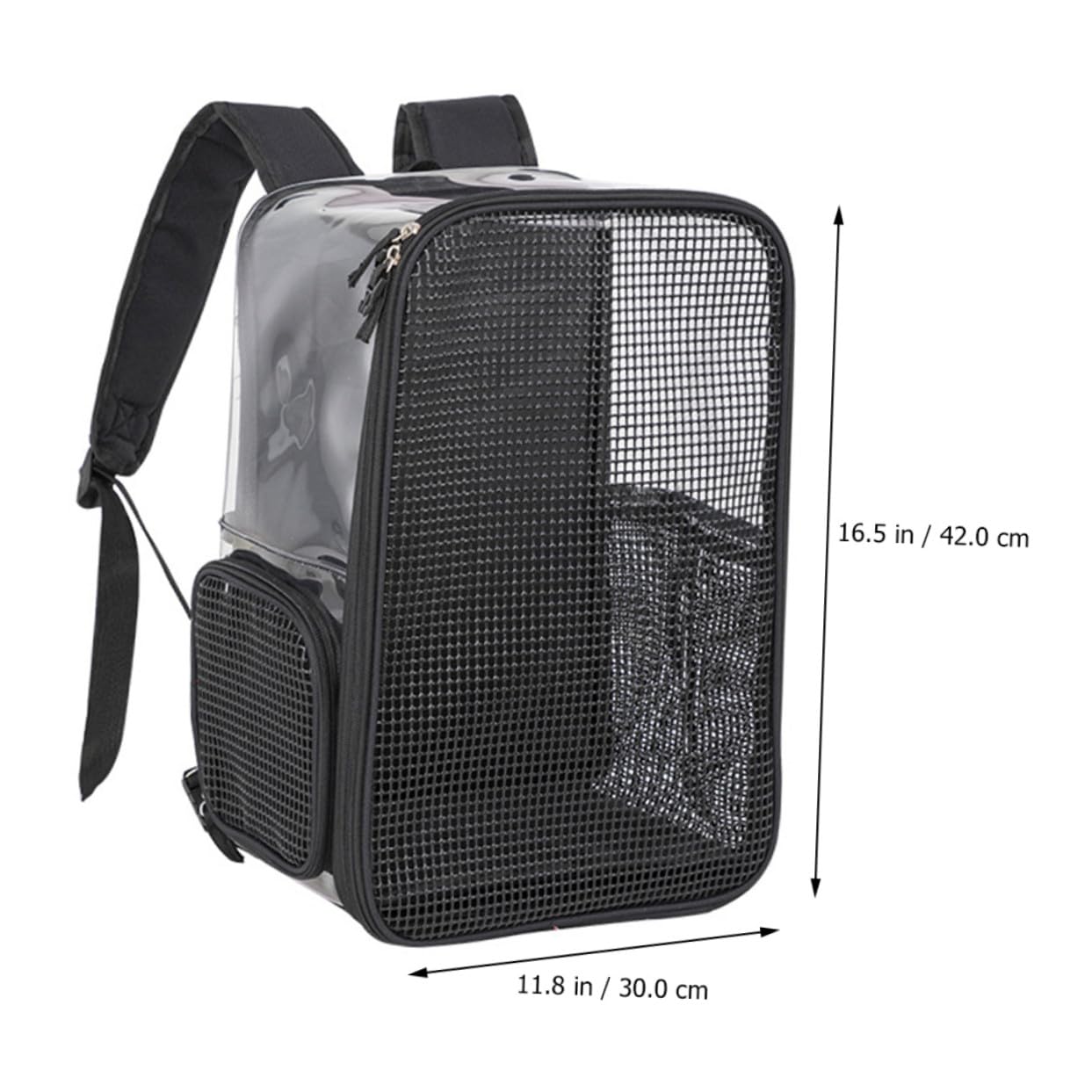 TEHAUX Atmungsaktiver Haustierrucksack aus Oxford Stoff Katzenrucksack für Spaziergänge