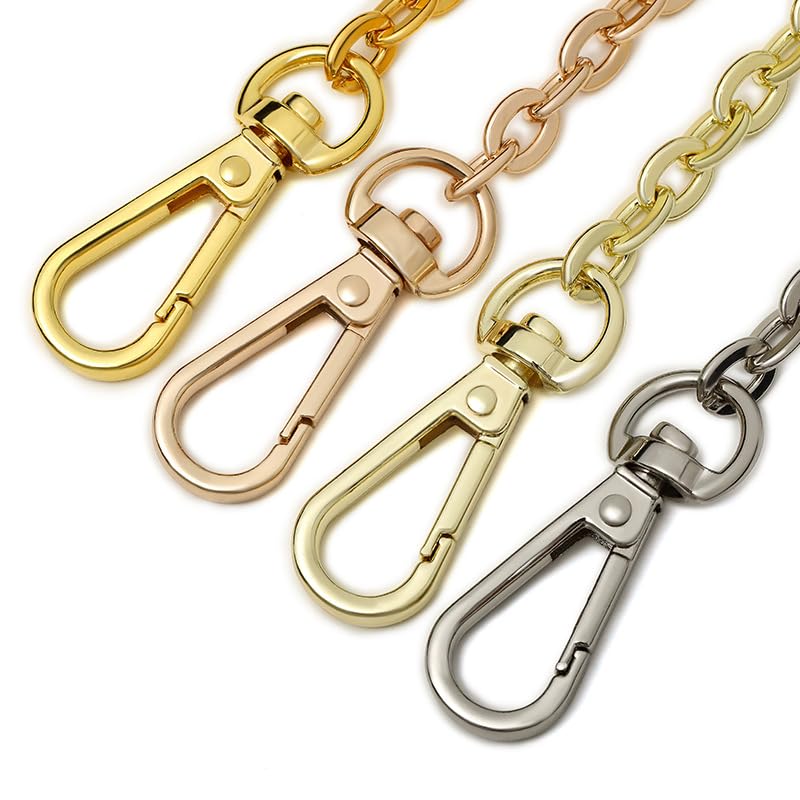 Cadena Para Bolso Cadena de metal cobre for cadenas monedero diseñador, correa cruzada for hombro, accesorios for bolso, dije(A,130CM)