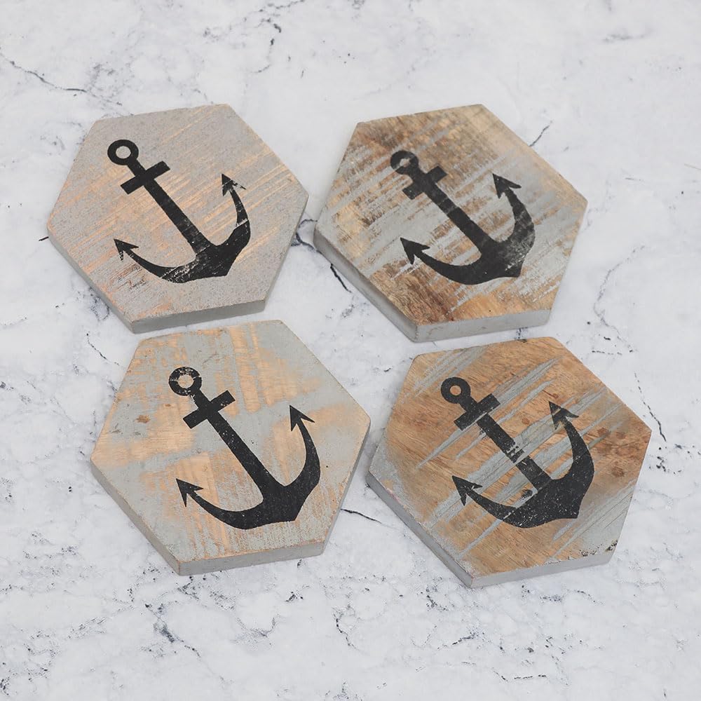 IndianShelf Coasters Set of 18| Wooden Tea Coaster| Coasters for Cup| Tea Coaster Set| Dining Table Coaster| Coster Set| Dining Table Decor| Indian Traditional Gifts| Home Bar Setup| Beer Accessories