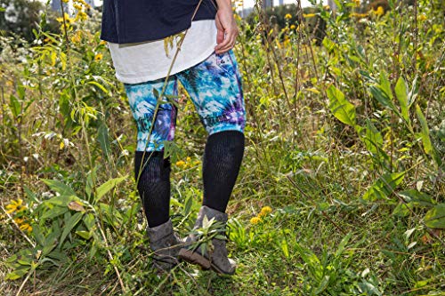 Loose Fit Stays Up Men's and Women's Over the Calf Boot Socks (Knee High) 3 PK Made in USA Cushioned Sole3