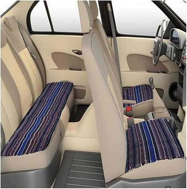 Car Auto Seat Protector Case Straw Car Cover Clay