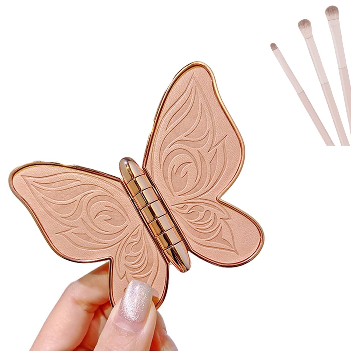 6 Color Creative Animal Eye shadow Palette,Versatile Unique Shape Eye Palette,Waterproof Sweat proof Matte Naturing Looking Cosmetic,for Beginners Travel Everyday Party Makeup (koi fish)