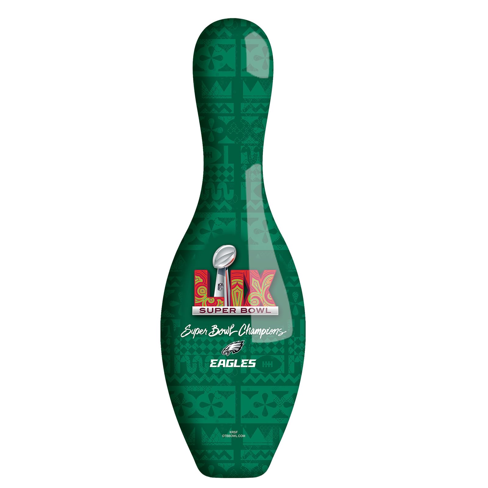 KR Strikeforce NFL Super Bowl LIX Champs Philadelphia Eagles Bowling Pin